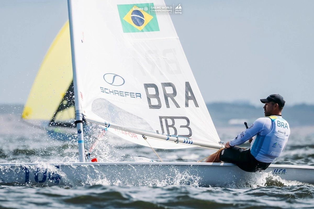 Bruno Fontes sailing BRA at Sailing World Championships